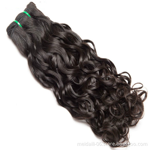 7a grade Indian hair water wave  human hair bundles